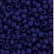 Toho seed beads 8/0 round Transparent-Frosted Cobalt - TR-08-8DF